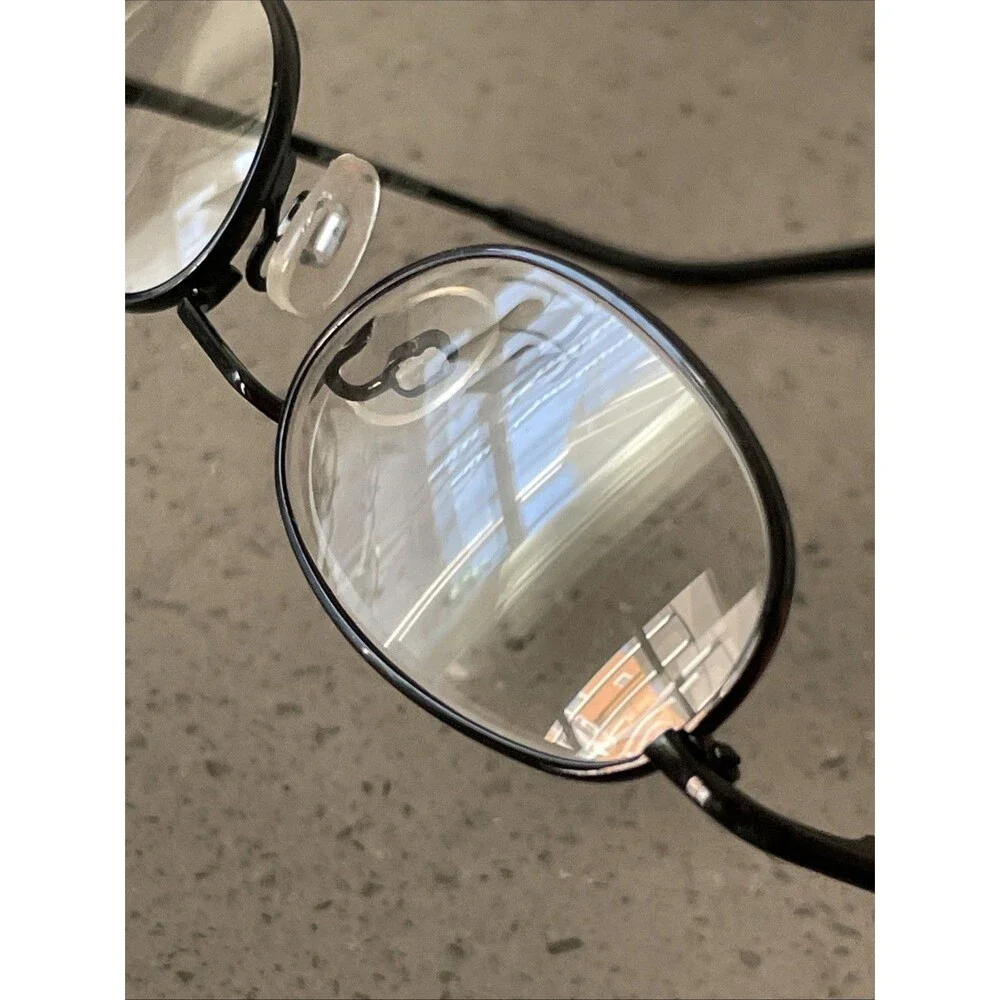 Modern PUMPKIN SKULL BLACK 40-16-120 Metal Full Rim Eyeglasses Frames ONLY oval